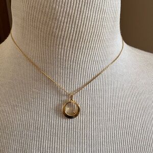 Gold Ring Necklace